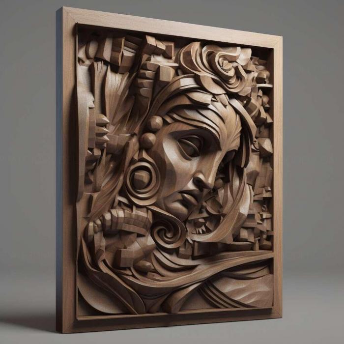 نموذج ثلاثي الأبعاد لآلة CNC 3D Art 